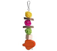 Bird Chew Toys: natural wooden rattan ball for birds, bird training toys for small, medium and large birds, suitable for all kinds of birds