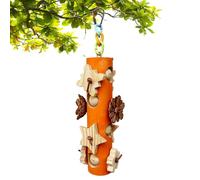 Bird Chew Toys - Wooden 10.4 Inch Reduce Boredom Teeth Grinding,Parrot Chewing Toys | for Lovebirds Small Parakeet Cockatiel Conure Parrot Canary