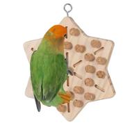 Bird Chew Toys,Wooden Chew Game with Removable Corks,Parakeet Toys - for Mental Stimulation Physical Exercise Boredom Prevention Beak Health Environmental Enrichment Home Training