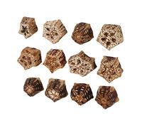Bird Chewing Blocks Natural Dried Nuts Attractive Five Pointed Star Shape For Parrots Lovebirds 60pcs