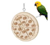 Bird Chewing Cork - Parrot Biting Puzzle Toy | Interactive Wooden Snack Hiding Game, Training Activity Toy For Small Medium Parrots, Emotional Stimulation, Mental Tr