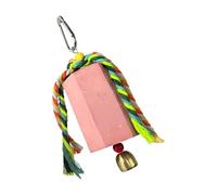 Bird Chewing Toy with Noise Maker for Beak Care Safe Item for Small Sized Birds Natural Beak Trimmer