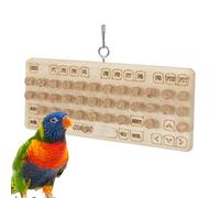 Bird Chewing Toy - Wooden Cork Design, Parrot Bite Play Accessory | Interactive Treasure Hunt Toy Small Medium Birds to Boost Emotional Well Being, Treat Hide Game Mental Stimulation for Cage Time