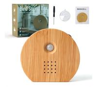 Bird Chirping Box, Bird Chirping Motion Sensor with Wall Mount, Natural Sounds Box with Timer, 11 Sound Effects & 2 Playback Modes, Soundbox Includes Bird Singing, Stream Whispers, Sea Noise