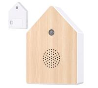 Bird Chirping Box with Motion Detector, 11x15.2cm Bird Chirping Box for Outside, Automatic Play and Pause, Long Battery Life, Relaxing Mood, Suitable for Bathrooms, Spas, Guest Rooms, Toilets