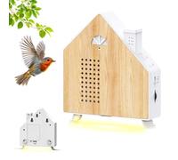 Bird Chirping Motion Sensor Box, Nature Sounds Box with Light, 8 Natural Sounds, 3 Timers, Volume 0-115 dB, Bird Box with Bird Singing, Sea Noise, Night Light for Bedroom, Spa & Relaxation