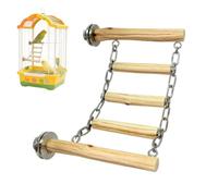 Bird Climbing Ladder Bite-Resistant Multi-Functional Wood Pet Perch