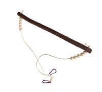Bird Climird Climbing Beads Perch Parrot Cage Toy Swing With Hooks Hanging Chew Toy For Rooster Hen Playing Chicken Swing