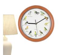 Bird Clock - Vintage Wall Clock with Sound | Art Wall Clock, 10 Inch Collectible Cuckoo Bird Clocks Decorative Alarm for Home, Bedroom, Living Room