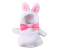 Bird Clothes - Adjustable Bunny Design Windproof Outfit | Soft Reusable Pet Bird Apparel Warm Protective | Winter Outdoor Costume | African Grey Parakeet Conure Easter Wear