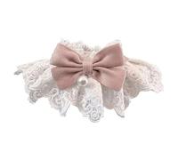 Bird Collar White Lace Bird Clothes with Bows Pet Collar for Pigeon Birds Eclectus Cockatoo African Grey Harness Pet Supplies Clothes