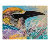 Bird Colorful Graffiti Painting Sketch Large Wall Art Print Canvas Premium Poster