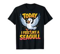 Bird Colorful Laridae Coast Scavenger Great Graphic Seagull T-Shirt