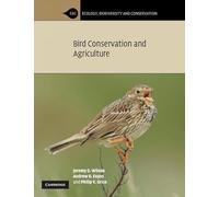 Bird Conservation and Agriculture – Ecology, Biodiversity and Conservation
