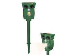Bird Control,Owl Shape Solar Boar Prevention - Ultrasonic Animal Control,for Swallow Cat Dog Outdoor Lawn, Yard, Garden, Porch, Patio, Roof, Window, Outside