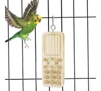 Bird Cork Toys - Wooden Biting Training Bird Toy | Parrot Wood Cork Toys for Budgerigar, Parakeet, Conure, Cockatiel, Love Birds, Finches