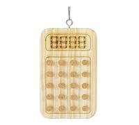 Bird Cork Wooden Toy - Parrot Cork Toy, Parrot Chew Stopper Toy | Parrot Cage Accessories | Bird Parakeet Toy, Parrot Cage Accessories, Hanging Cork Toy for Parrots, Love