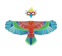 Bird Cosplay Prop - Immersive efficiency in animal theme role play, 3D layered plumage visual design, soft felt textured polymer + secure elastic straps, a