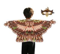 Bird Costume Kids Comfortable - Cosplay Outfit Set Masque, Cloak Wing Cape Carnival, Halloween Birthday Christmas Stage | Kids - Comfortable Cosplay Outfit Set With Masque And Cloak - Bird Wing Cape