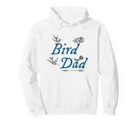 Bird Dad, Funny Cool Father's Day Bird Watcher Bird Lover Pullover Hoodie