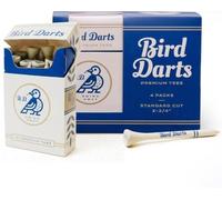 Bird Darts Bamboo Golf Tees 2 ¾|180 Short Wood Golf Tee in Cigar-Style Pack