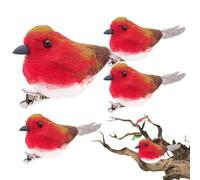 Bird Decoration For Wreath, Clip Birds For Decoration | Christmas Tree Birds Ornaments For Christmas Wedding Birthday Party Crafts