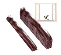 Bird Defense Tips, Dozen Spikes for Bird Repeller, Corrosion Resistant Protector Against Pigeons, and Raccoons for Indoor, Outdoor, Balcony, Patio, Use