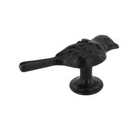 Bird design furniture handle pull made of zinc alloy and finished with multi layer protective coating to resist oxidation in cupboard and wardrobe (matte black)