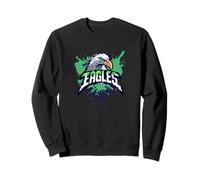 Bird designed Inspiring Motivational Love Green Art Featured Sweatshirt