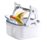 Bird Desktop Persple Stand Standing Parrot Training Toy with Bucket Toilet Bird Resistant Perch Resistant for Budgies Conuzza Parakeet Sparrow Pet for
