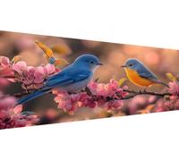 Bird Diamond Art Kits for Adults, 5D DIY Full Drill Diamond Painting Spring Kits for Beginners, Premium Gem Crafts Embroidery Pictures for Home Decoration, Mothers Day Gifts for Mum, 60x120cm Y1-736