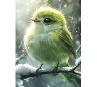 Bird Diamond Art Painting Kits for Adults Kids, 5D Full Round Drill Animal Diamond Painting, DIY Crystal Art Mosaic Kit for Adults Beginners, for Home Wall Christmas Decorations and Gift 80X110cm E-51