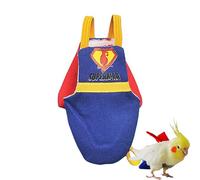 Bird Diaper, Adjustable Bird flights Suit, Waterproof Parrot Diaper, Bird Diaper Harness, Reusable Protective Parrot Nappy Clothes, Breathable Urine Wet Suit For Parrot Macaw Budgies Parakeet