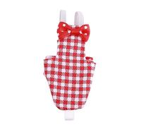 Bird Diaper Adjustable Red Grid Pattern Parrots Pilot Suit Cotton Material Comfortable Fit for Macaw Budgies Parakeet XS S M L Size (25.5cm Red Plaid)