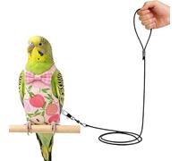 Bird Diaper | Reusable Washable Pet Parrot Suit | Bird Flying Rope - for Lovebirds Macaws Parakeets Conures Cockatiels Finches