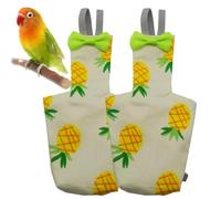 Bird Diapers for Pigeons, Reusable Bird Diaper Clothes Washable, 2X Adjustable Training Nappy, Leak-Proof Suit Liners for Parakeet Cockatiel Macaw Pigeon