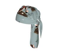 Bird dragonfly pattern Print Skull Cap Moisture Wicking Bike Headwrap Lightweight Helmet Liner Adult Modern Hat 55-60 cm