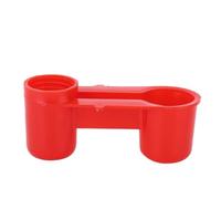 Bird Drinker Bird Drinking Fountain Birds Drinking Tool Smooth Hygienic Design Water Supply Drug Use Farm Accessory PVC Red 10.1x3.8x4.4cm 20pcs