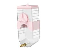 Bird Drinker Parrot Waterer Drinking Kettle Cage Accessories for Medium Birds Small Pet, pink progress