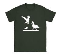 Bird Eagle Albatross Mens T-Shirt Golf dad Funny Types of Shots Military Green