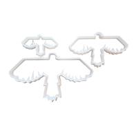 Bird Eagle Kestrel of Prey Shape Cookie Cutter Dough Biscuit Pastry Fondant Sharp Stencil Animal Freedom Hawk (Set of 3)
