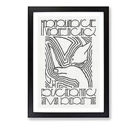 Bird Eating from The Hand by Reijer Stolk Framed Print | A2 Black Framed Wall Art | Ready to Hang | Modern Nature Picture | Living Room Bedroom Lounge Office