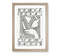 Bird Eating from The Hand by Reijer Stolk Framed Print | A2 Oak Framed Wall Art | Ready to Hang | Modern Nature Picture | Living Room Bedroom Lounge Office