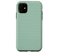 Bird Eggs Green Pink Dotted Minimalist Pattern Polka Dot Case for iPhone 11