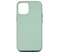 Bird Eggs Green Pink Dotted Minimalist Pattern Polka Dot Case for iPhone 12/12 Pro