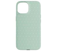 Bird Eggs Green Pink Dotted Minimalist Pattern Polka Dot Case for iPhone 15