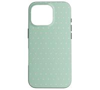 Bird Eggs Green Pink Dotted Minimalist Pattern Polka Dot Case for iPhone 16 Pro