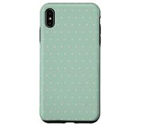 Bird Eggs Green Pink Dotted Minimalist Pattern Polka Dot Case for iPhone XS Max