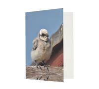 Bird Elegant Greeting Card - Premium Pearlescent Paper Folding Card With Gold Trim, Ideal For Holiday Greetings, Birthdays, Weddings, And Valentine'S Day