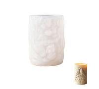 Bird Embossing Cylinder Silicone Molds Temperature Resistant Food Grade Silicone for Soap Making Cylindrical Birthday